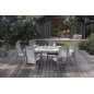 stół ogrodowy  aluminiowy OVIEDO szary