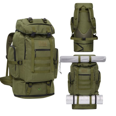 NC1785 plecak taktyczny zielony magnum 100L nils camp