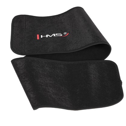 Zestaw hula hop magnetyczny pink HHM15 z licznikiem HMS + pas BR163 black plus size