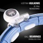 Zestaw hula hop magnetyczny blue HHM15 z licznikiem HMS + pas BR163 black plus size