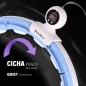 Zestaw hula hop magnetyczny blue HHM15 z licznikiem HMS + pas BR163 black plus size