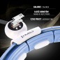 Zestaw hula hop magnetyczny blue HHM15 z licznikiem HMS + pas BR163 black plus size
