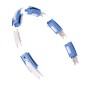 Zestaw hula hop magnetyczny blue HHM15 z licznikiem HMS + pas BR163 black plus size