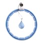 Zestaw hula hop magnetyczny blue HHM15 z licznikiem HMS + pas BR163 black plus size