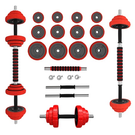 SGGX20 sztangielki gumowane 20KG HMS