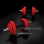 SGGX20 sztangielki gumowane 20KG HMS SGGX20 sztangielki gumowane 20KG HMS