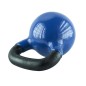 KNV12 blue kettlebell żeliwny pokryty winylem HMS