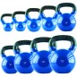 KNV12 blue kettlebell żeliwny pokryty winylem HMS