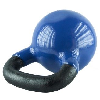 KNV24 blue kettlebell żeliwny pokryty winylem HMS