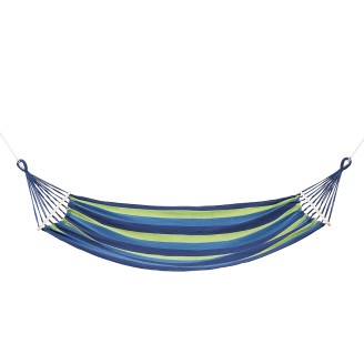 NC9001 niebieski hamak z drewnianą belką 70CM I metalowym uchwytem nils camp