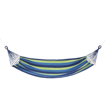 NC9001 niebieski hamak z drewnianą belką 70CM I metalowym uchwytem nils camp