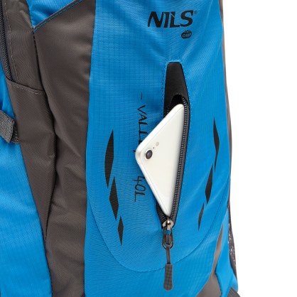 NC1749 plecak turystyczny niebieski valley 40L nils camp