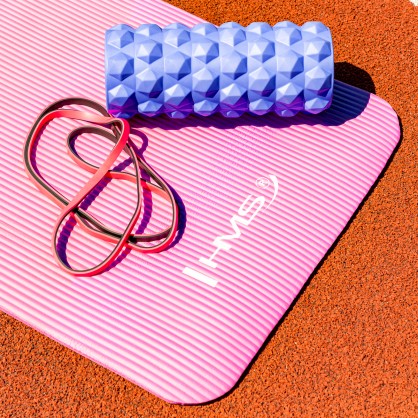 FS107 blue 31.5 cm wałek fitness / roller HMS