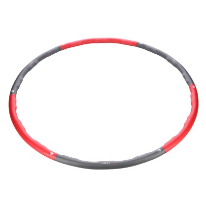 HHP002 RED-GREY hula hop 1,2KG 100CM HMS