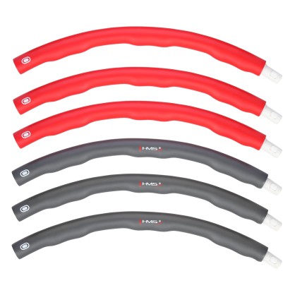 HHP002 RED-GREY hula hop 1,2KG 100CM HMS