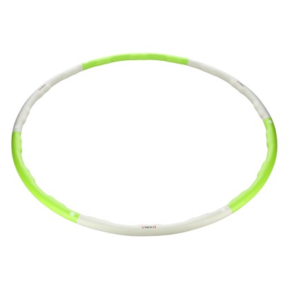 HHP003 GREEN-GREY hula hop 1,5KG 100CM HMS