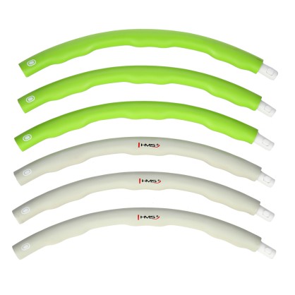 HHP003 GREEN-GREY hula hop 1,5KG 100CM HMS