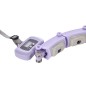 Zestaw hula hop magnetyczny violet HHM14 z licznikiem HMS + pas wyszczuplający BR163 black