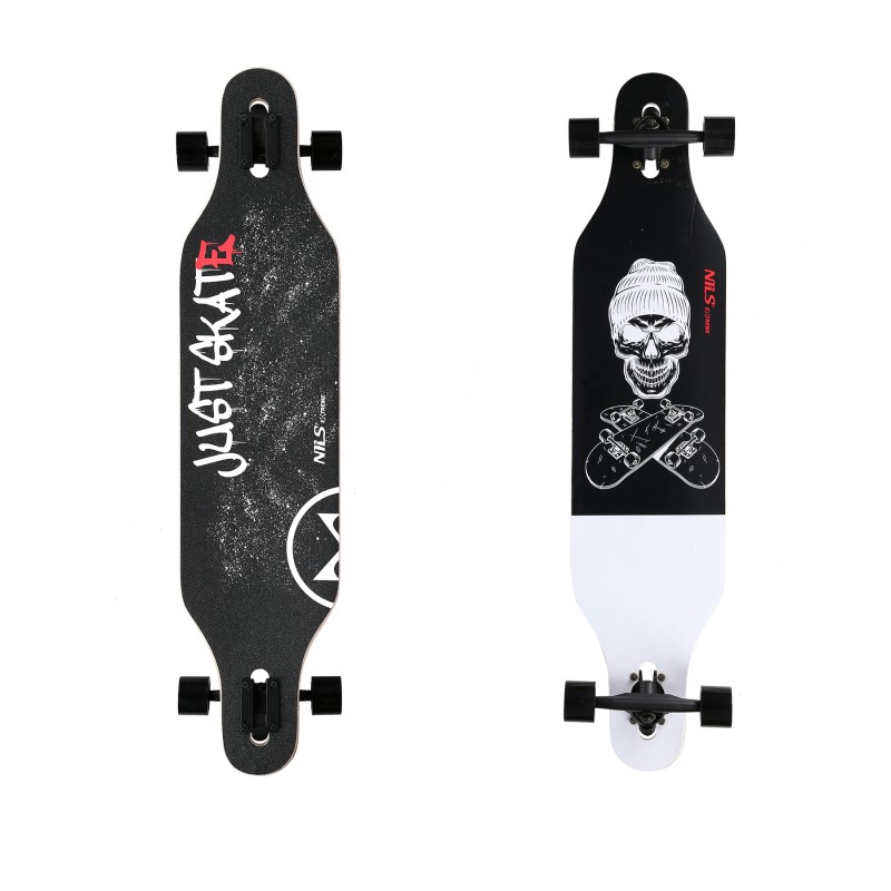 Longboard SKULL2 wood skate nils extreme