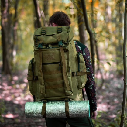 NC1785 plecak taktyczny zielony magnum 100L nils camp