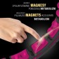 Zestaw hula hop magnetyczny black/pink HHM16 z licznikiem HMS + pas wyszczuplający BR163 black