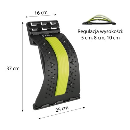 PRP02 green przyrząd do rozciągania pleców z magnesami HMS