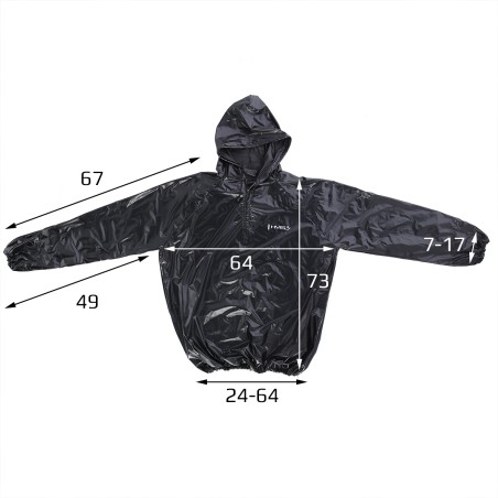 DSS12 sauna dres black HMS