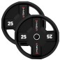 TPC SET ZESTAW TALERZY OLIMPIJSKICH POLIURETANOWYCH 2 x 2.5 - 25 KG CPU - 155KG HMS TPC SET ZESTAW TALERZY OLIMPIJSKICH POLIURETANOWYCH 2 x 2.5 - 25 KG CPU - 155KG HMS