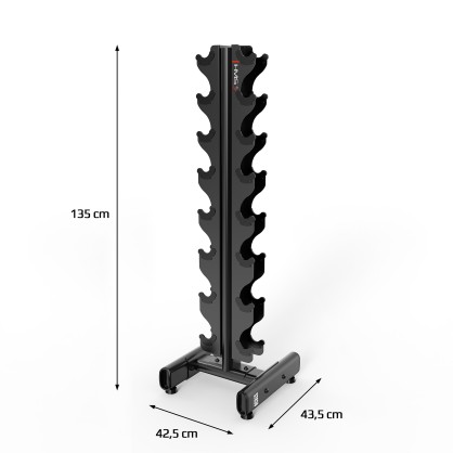 ZESTAW HANTLI CHD 2 x 1 - 8 KG (72 KG) + STOJAK STR36 HMS