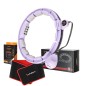 Zestaw hula hop magnetyczny violet HHM13 z licznikiem HMS + pas wyszczuplający BR163 black Zestaw hula hop magnetyczny violet HHM13 z licznikiem HMS + pas wyszczuplający BR163 black