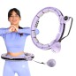 Zestaw hula hop magnetyczny violet HHM13 z licznikiem HMS + pas wyszczuplający BR163 black Zestaw hula hop magnetyczny violet HHM13 z licznikiem HMS + pas wyszczuplający BR163 black