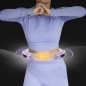Zestaw hula hop magnetyczny violet HHM13 z licznikiem HMS + pas wyszczuplający BR163 black Zestaw hula hop magnetyczny violet HHM13 z licznikiem HMS + pas wyszczuplający BR163 black