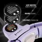 Zestaw hula hop magnetyczny violet HHM13 z licznikiem HMS + pas wyszczuplający BR163 black Zestaw hula hop magnetyczny violet HHM13 z licznikiem HMS + pas wyszczuplający BR163 black