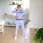 Zestaw hula hop magnetyczny violet HHM13 z licznikiem HMS + pas wyszczuplający BR163 black Zestaw hula hop magnetyczny violet HHM13 z licznikiem HMS + pas wyszczuplający BR163 black
