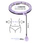 Zestaw hula hop magnetyczny violet HHM13 z licznikiem HMS + pas wyszczuplający BR163 black Zestaw hula hop magnetyczny violet HHM13 z licznikiem HMS + pas wyszczuplający BR163 black
