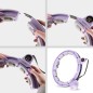 Zestaw hula hop magnetyczny violet HHM13 z licznikiem HMS + pas wyszczuplający BR163 black Zestaw hula hop magnetyczny violet HHM13 z licznikiem HMS + pas wyszczuplający BR163 black