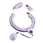 Zestaw hula hop magnetyczny violet HHM13 z licznikiem HMS + pas wyszczuplający BR163 black Zestaw hula hop magnetyczny violet HHM13 z licznikiem HMS + pas wyszczuplający BR163 black