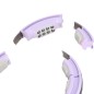 Zestaw hula hop magnetyczny violet HHM13 z licznikiem HMS + pas wyszczuplający BR163 black Zestaw hula hop magnetyczny violet HHM13 z licznikiem HMS + pas wyszczuplający BR163 black
