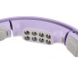 Zestaw hula hop magnetyczny violet HHM13 z licznikiem HMS + pas wyszczuplający BR163 black Zestaw hula hop magnetyczny violet HHM13 z licznikiem HMS + pas wyszczuplający BR163 black