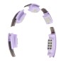 Zestaw hula hop magnetyczny violet HHM13 z licznikiem HMS + pas wyszczuplający BR163 black Zestaw hula hop magnetyczny violet HHM13 z licznikiem HMS + pas wyszczuplający BR163 black