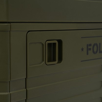 NCB4001 SKŁADANA SKRZYNIA KEMPINGOWA Z POKRYWĄ 50L NILS CAMP