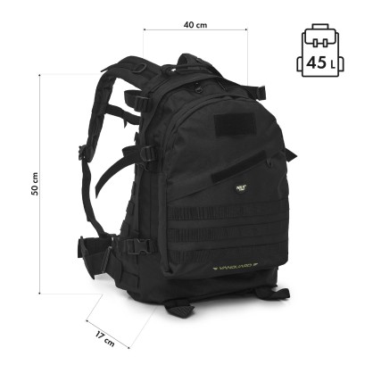 NC3904 PLECAK TAKTYCZNY VANGUARD CZARNY 45L NILS CAMP