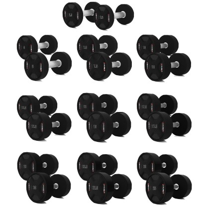 HPC SET ZESTAW HANTLI POLIURETANOWYCH 2 x 2.5 - 25 KG CPU - 275 KG HMS