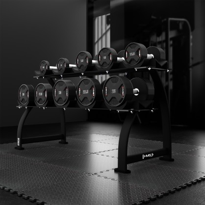HPC SET ZESTAW HANTLI POLIURETANOWYCH 2 x 2.5 - 25 KG CPU - 275 KG HMS