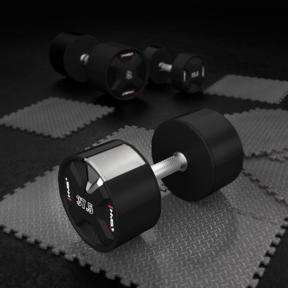 HPC SET ZESTAW HANTLI POLIURETANOWYCH 2 x 27.5 - 37.5 KG CPU - 325 KG HMS