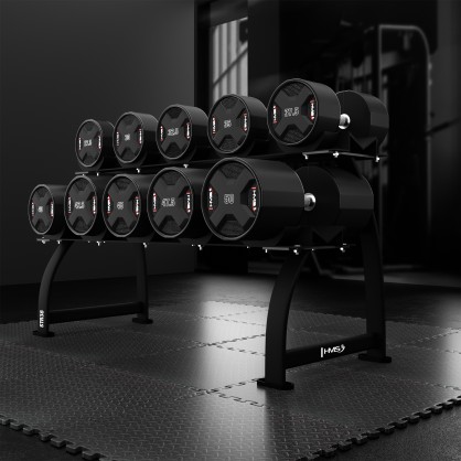 HPC SET ZESTAW HANTLI POLIURETANOWYCH 2 x 2.5 - 50 KG CPU - 1050 KG HMS