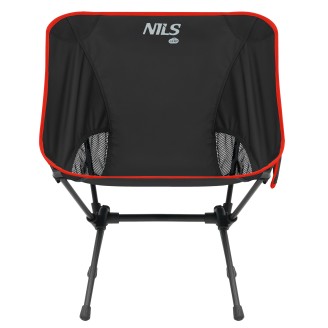NC3320 KRZESŁO SKŁADANE ULTRALIGHT CZARNE NILS CAMP             