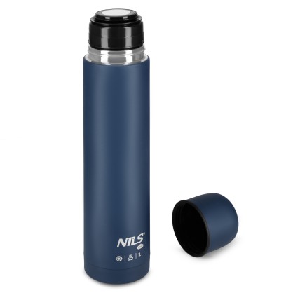 NC3804 TERMOS TURYSTYCZNY 1000 ML NIEBIESKI NILS CAMP