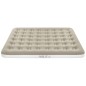 NC2803 MATERAC KEMPINGOWY 203X152X22 CM BEŻOWY NILS CAMP