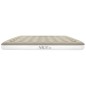 NC2803 MATERAC KEMPINGOWY 203X152X22 CM BEŻOWY NILS CAMP